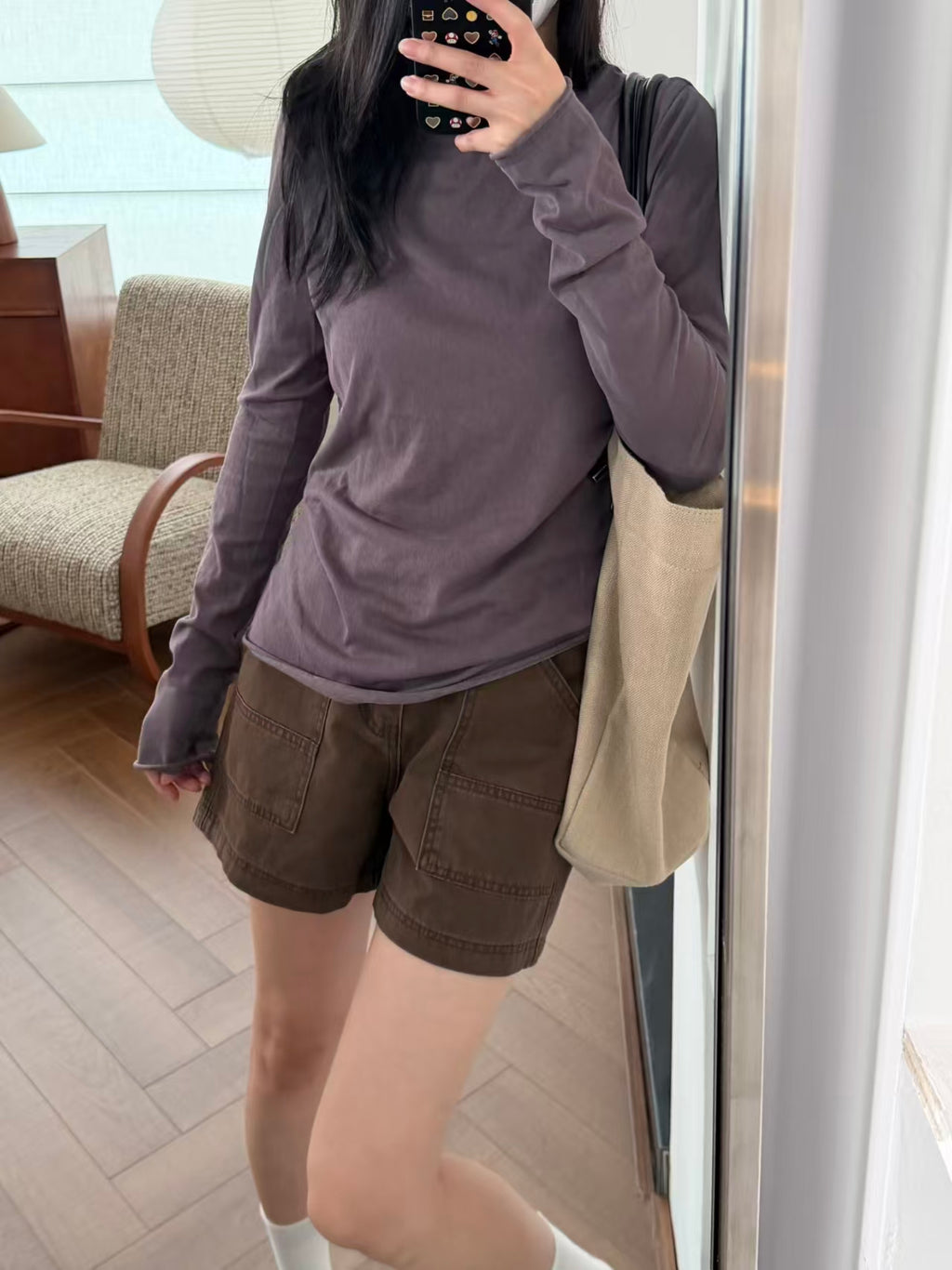 Slim Fit Long Sleeve Tee - size chart